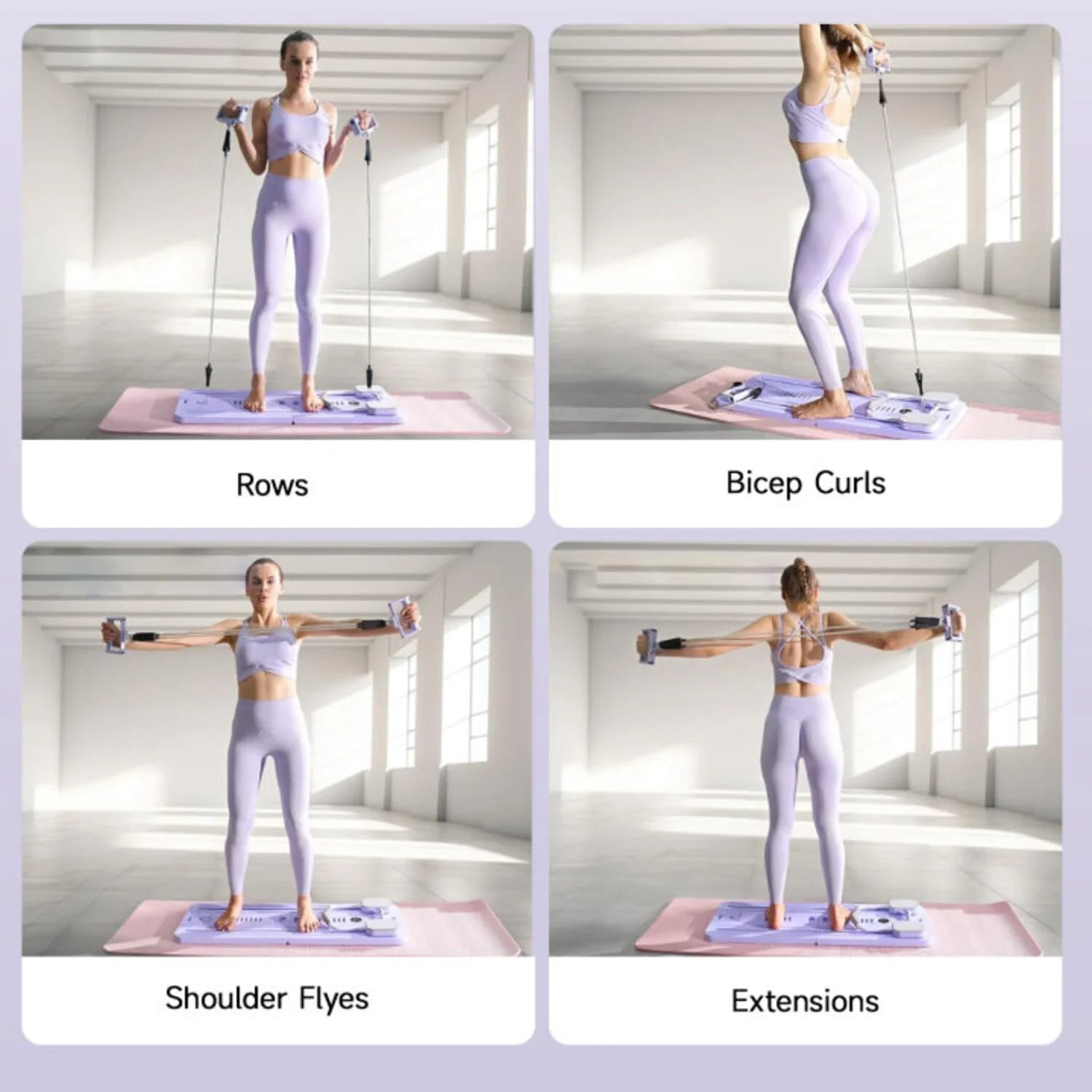 Portable Pilates Board - 15 in 1