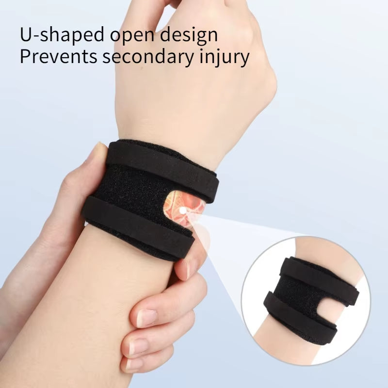1Pc Dual-Strap Compression Wrist Support Scientifically Designed Wrist Protection Ideal for Wrist Soreness Mouse Hand