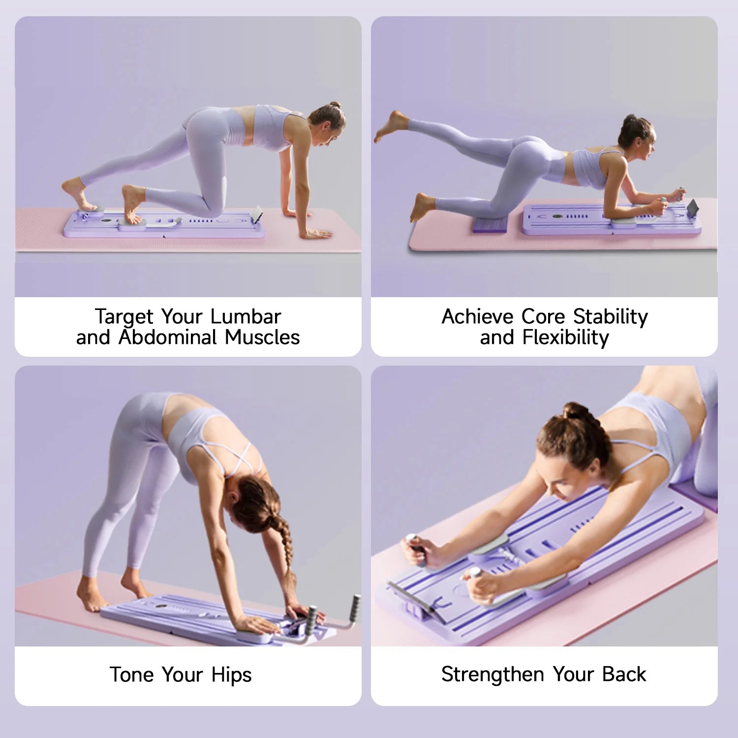 Portable Pilates Board - 15 in 1