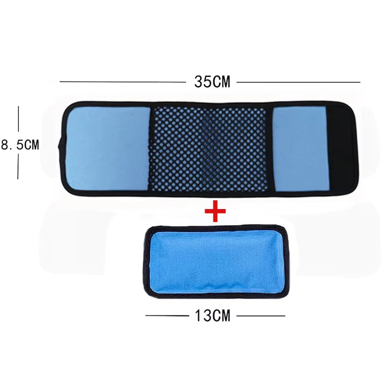 Small Reusable Gel Ice Pack Support Compress for Injuries and Pain Relief Cold Therapy Wrap for Hand Arch of Foot Wrist Elbow